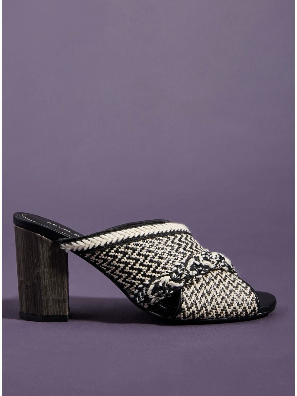 Kelsey Dagger for Anthropologie Brooklyn Cosmo Heels, Black/white, Size 8.5 NWOT